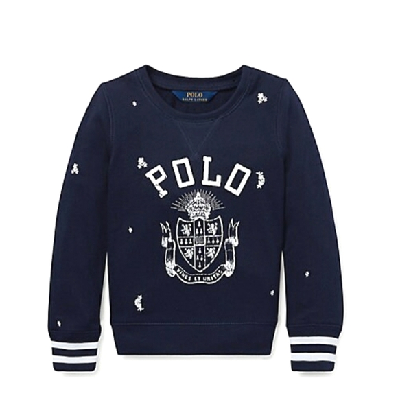 Polo Ralph Lauren Other - Polo Ralph Lauren Toddler Girls Atlantic Terry Pullover